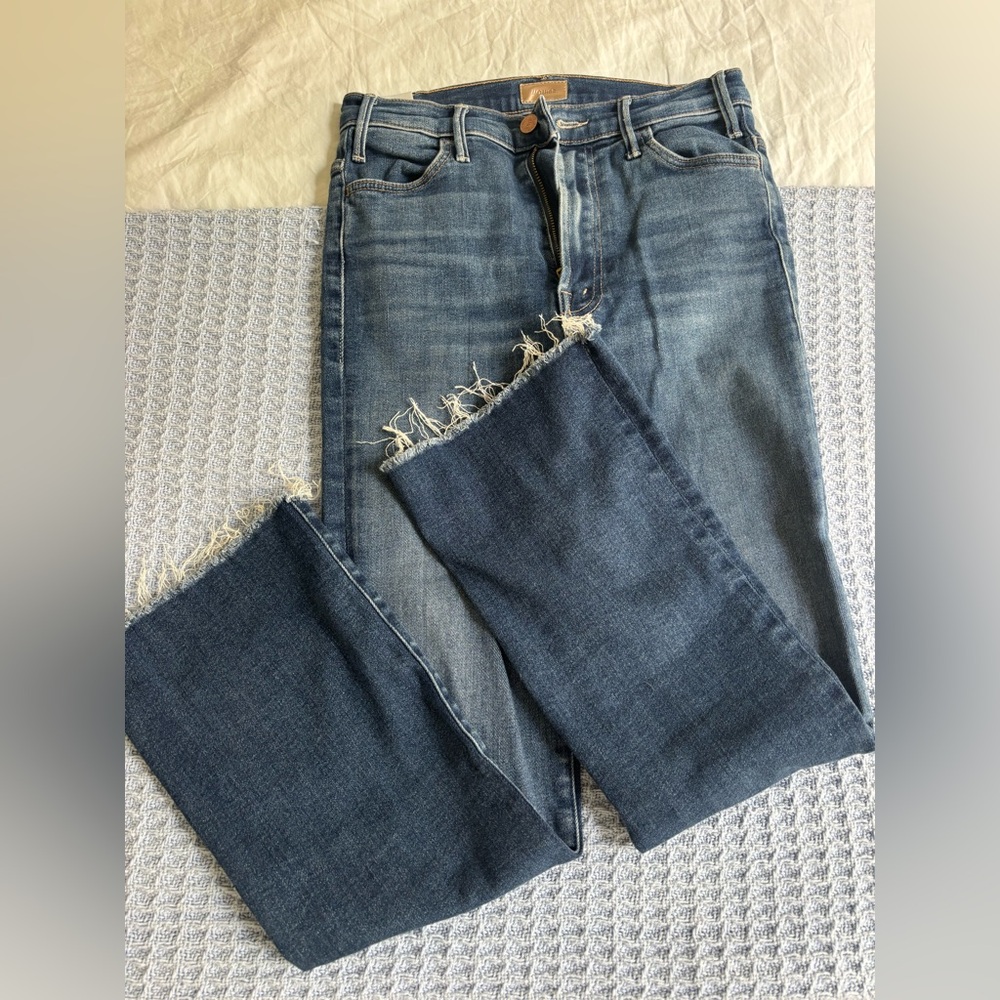 Mother Denim - hustler ankle fray